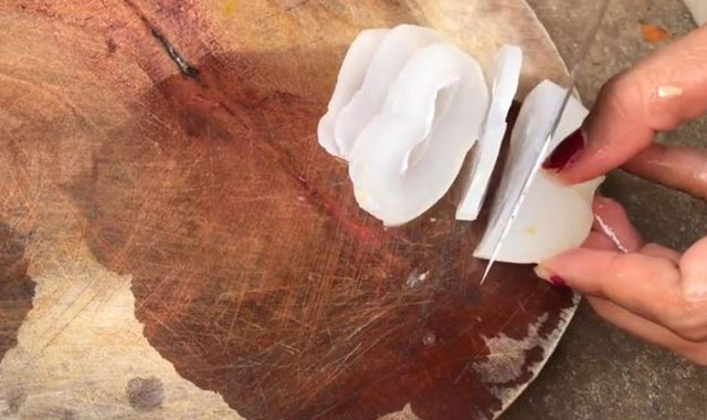 棕櫚果切片 棕櫚果切片